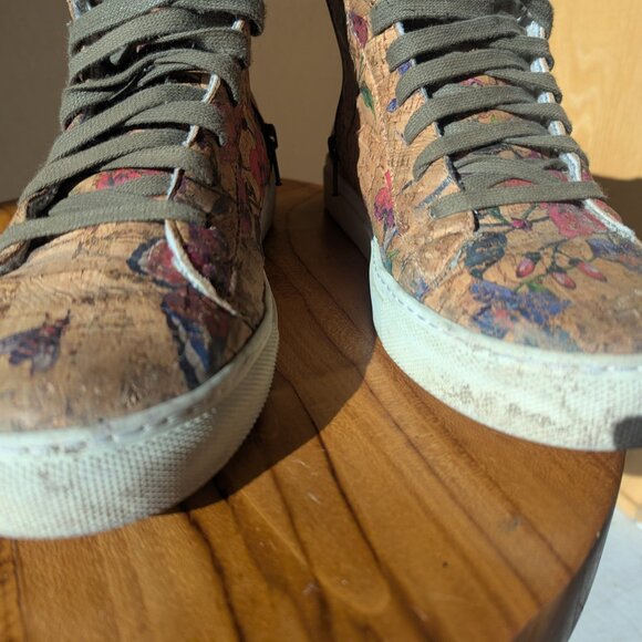 Cork high top sneakers size 8.5 - Picture 6 of 10
